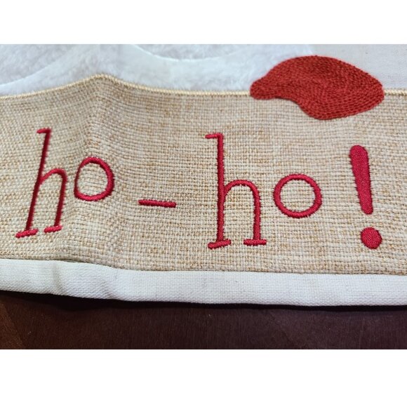 Christmas Throw Pillow Cover Embroidered Decorative Case Holiday Santa Decor 20" - Picture 4 of 9